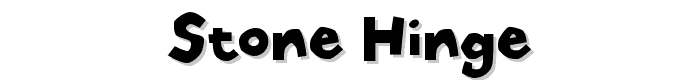 Stone Hinge font